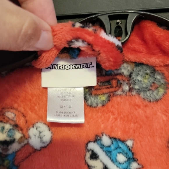 Nintendo Red Kids Pajama Robe - Picture 2 of 4